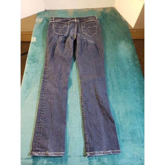 Banana Republic Jeans Sz 10 Womens Blue Stretch Pants Mid Rise Classic Skinny - Picture 11 of 12